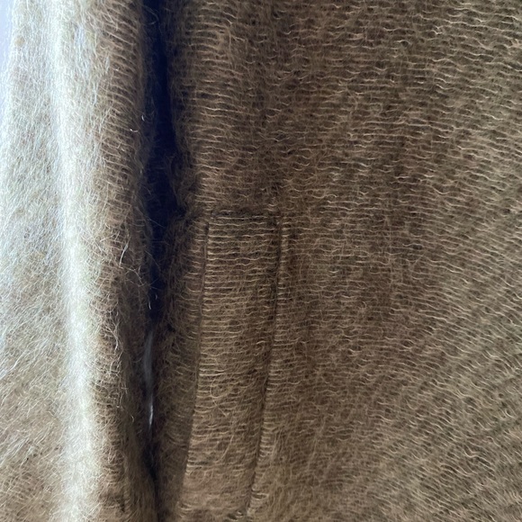 Ann Freedberg Designer Long Olive Green Mohair Jacket -Rebecca Jacket-Like New💚 - Picture 6 of 16